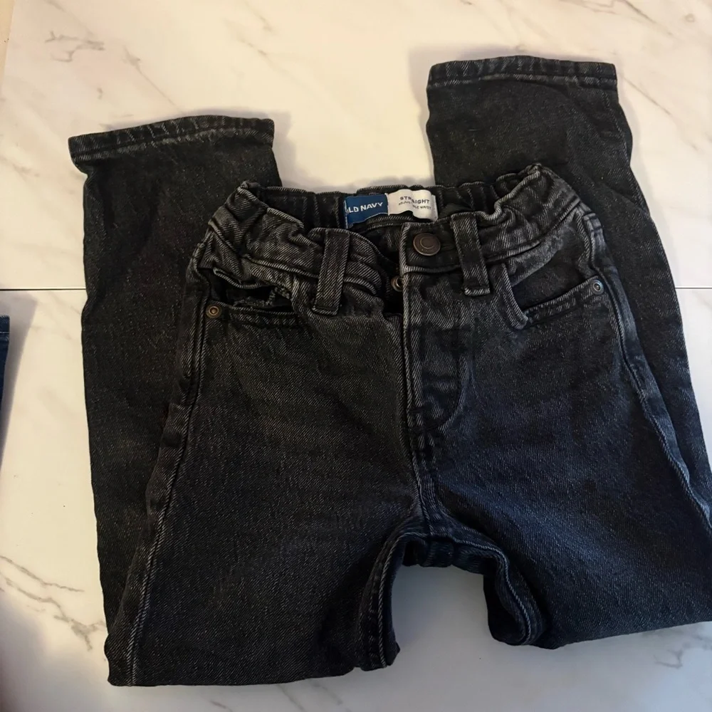 Old Navy Kids Elastic Waist Jeans in Blue and Black Denim